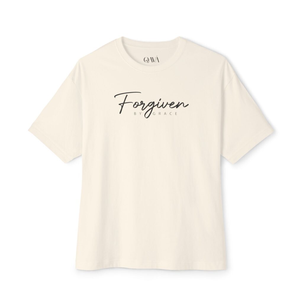 Forgiven by Grace – Christian Oversized T-Shirt