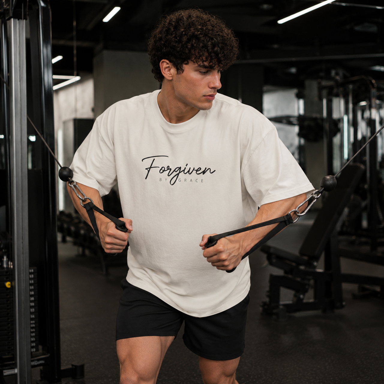 Forgiven by Grace – Christian Oversized T-Shirt - Image 5