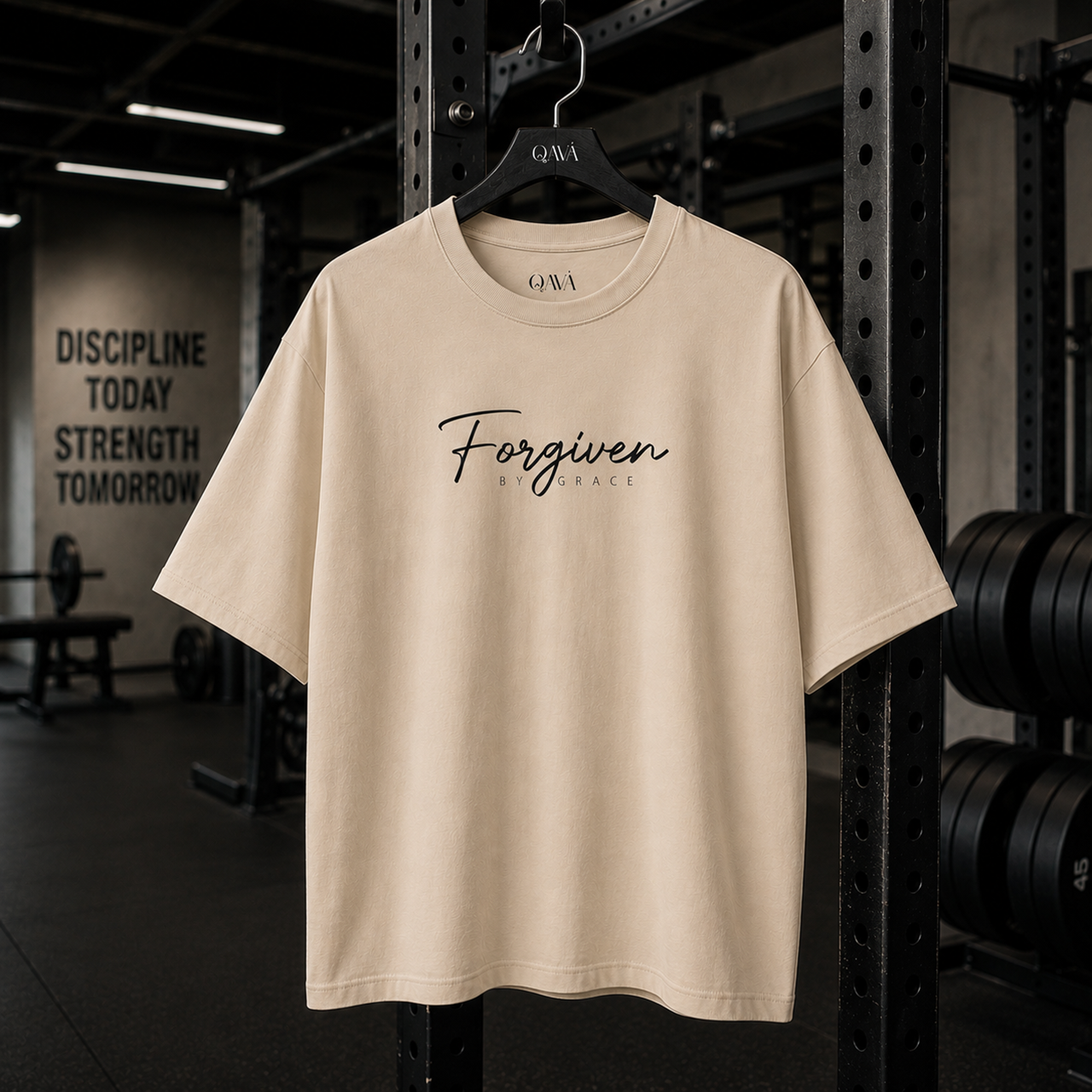 Forgiven by Grace – Christian Oversized T-Shirt - Image 3