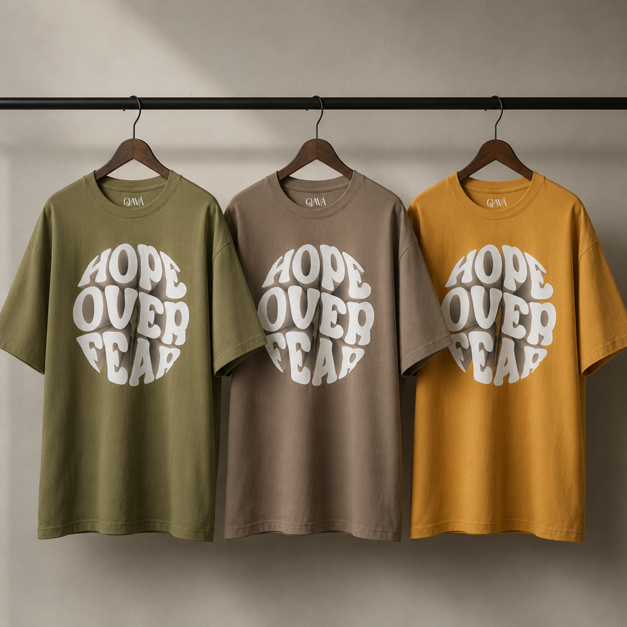Hope Over Fear Oversized Boxy Tee - Image 2