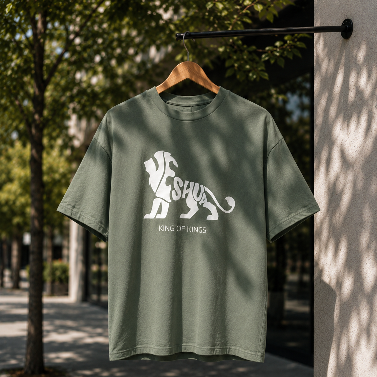 YESHUA – KING OF KINGS Oversized Tee - Image 3
