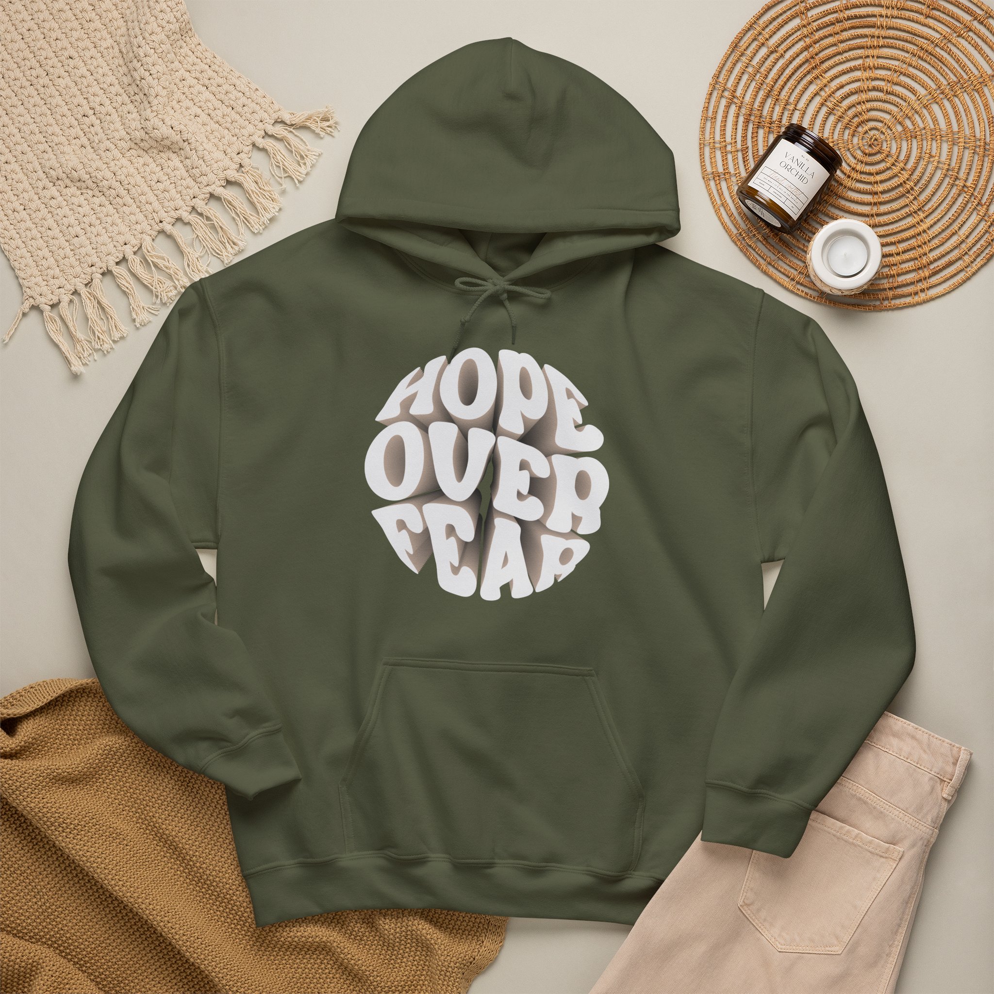 Hope Over Fear™ Unisex Christian Hoodie - Image 4
