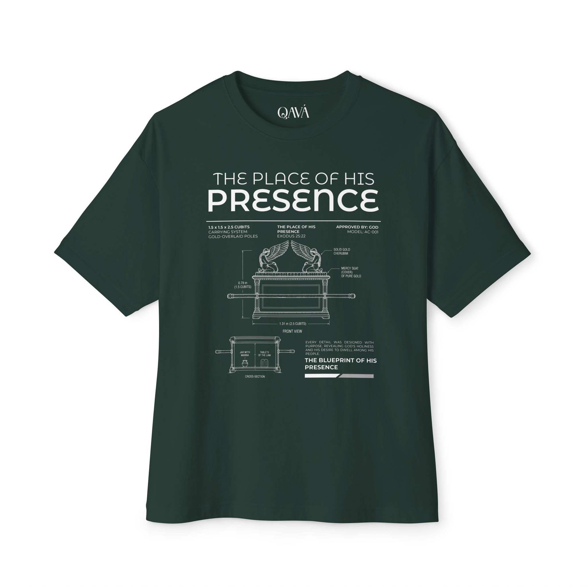 The Blueprint of His Presence. Oversized Tee - Imagen 5