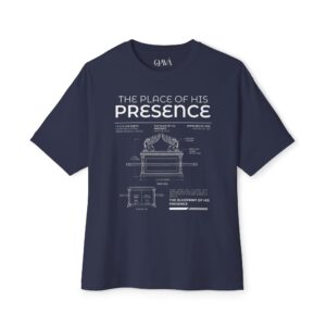 The Blueprint of His Presence. Oversized Tee