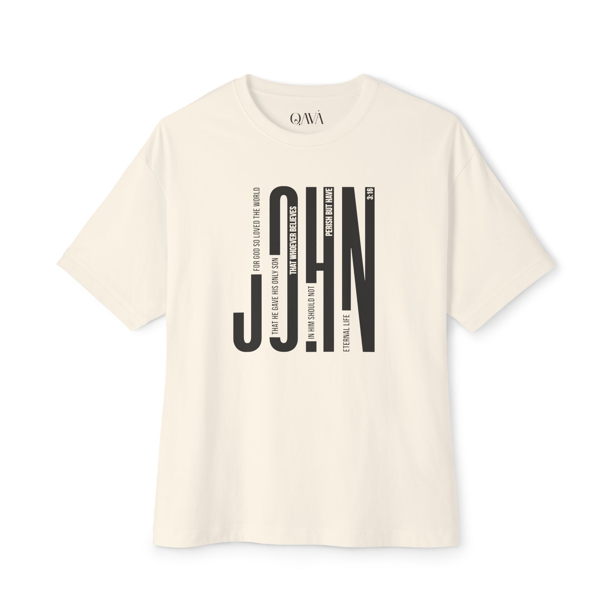 John 3:16 Christian Oversized T-Shirt - Image 3