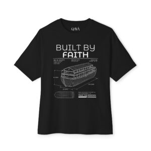 Built By Faith Christian Oversized Tee