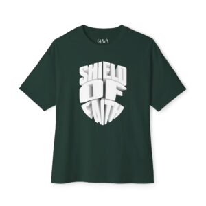 THE SHIELD OF FAITH Oversized Boxy Tee
