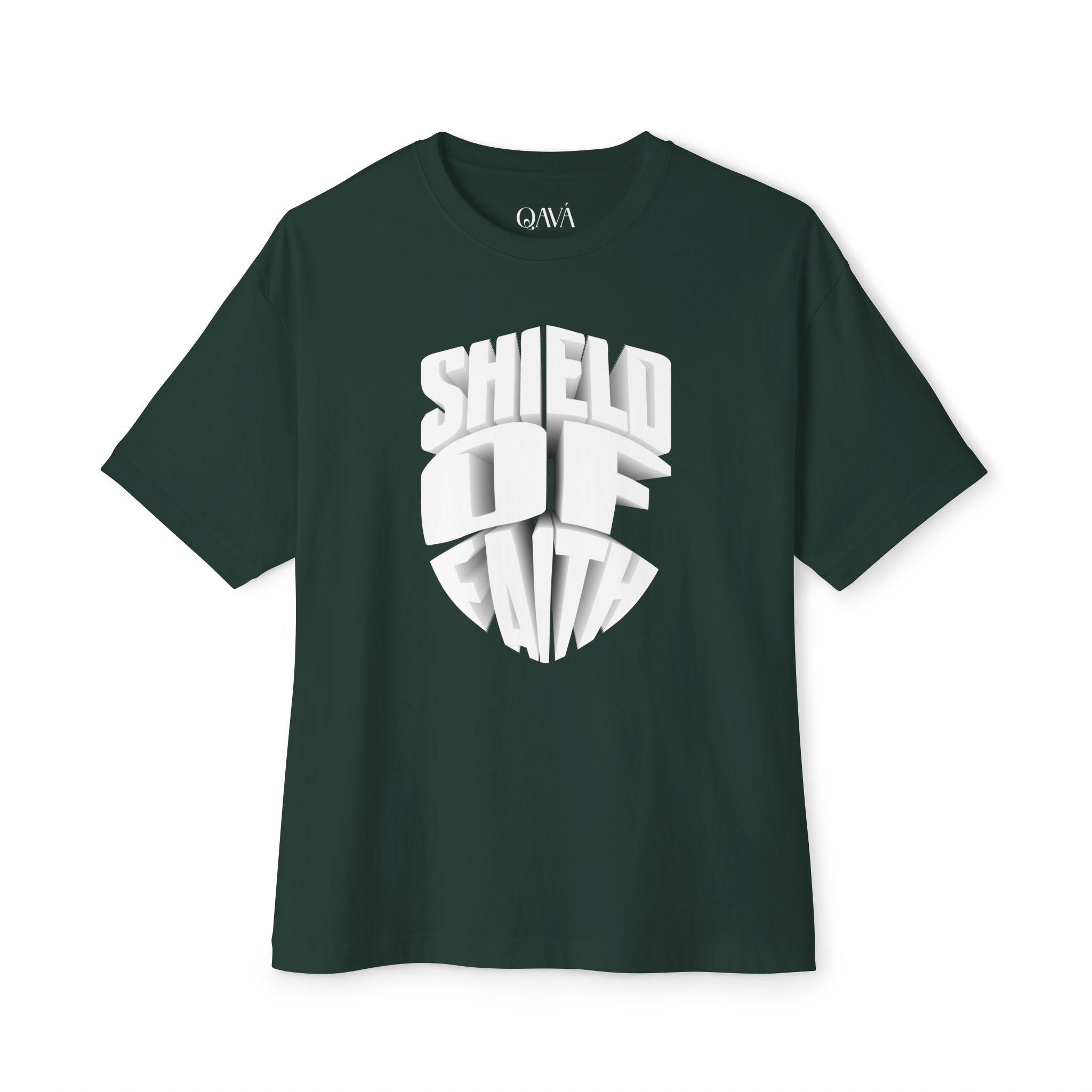 THE SHIELD OF FAITH Oversized Boxy Tee