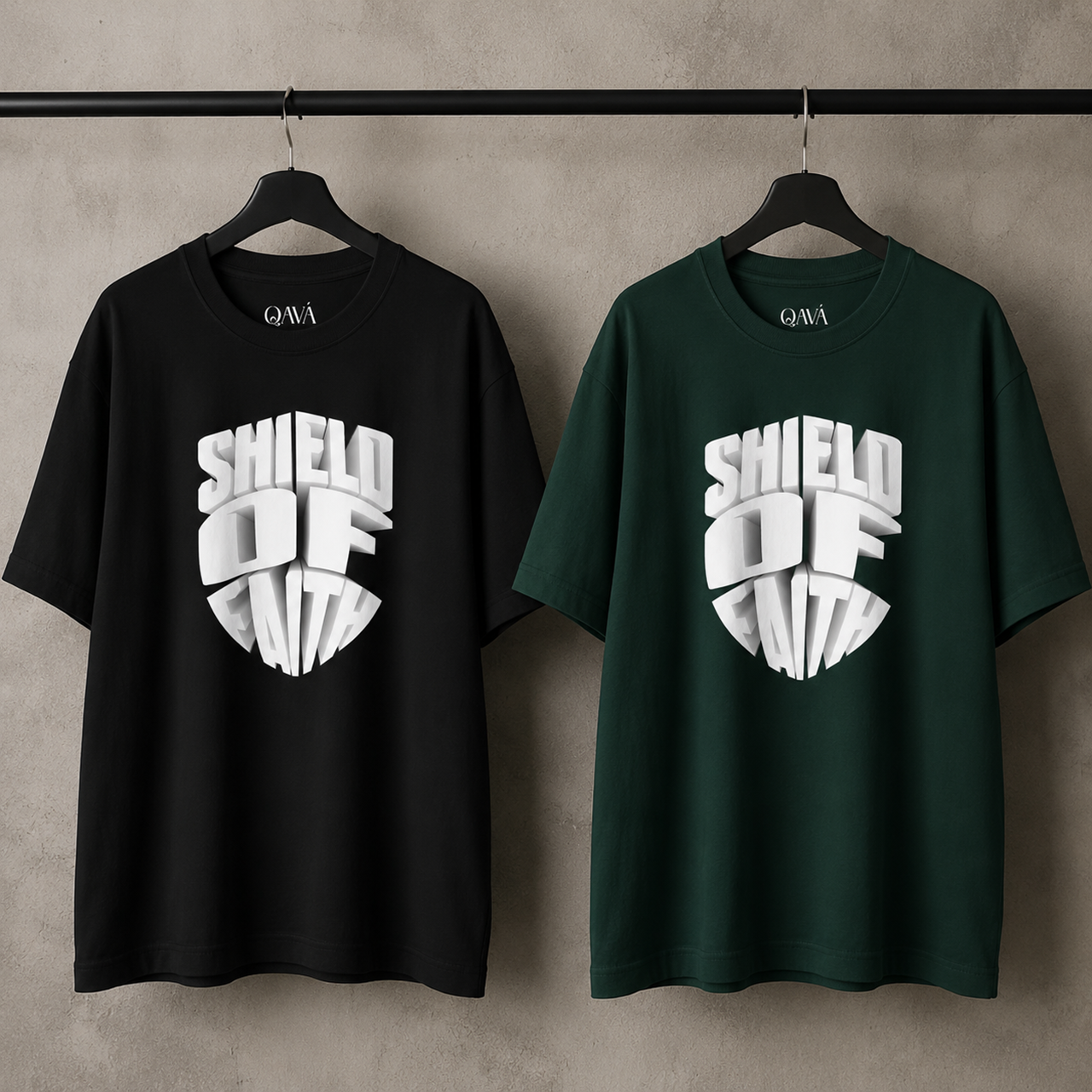 THE SHIELD OF FAITH Oversized Boxy Tee - Image 4