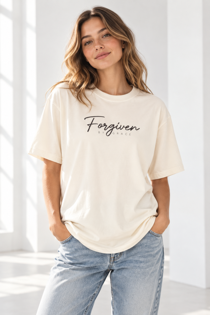 Forgiven by Grace Oversized T-Shirt