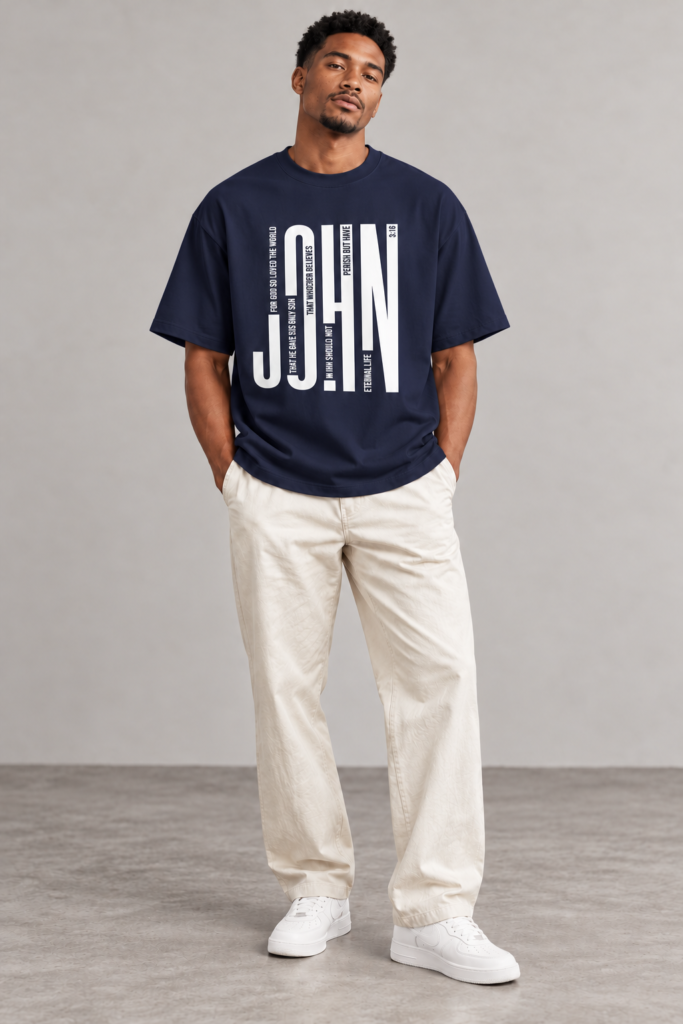 Forgiven by Grace – Christian Oversized T-Shirt